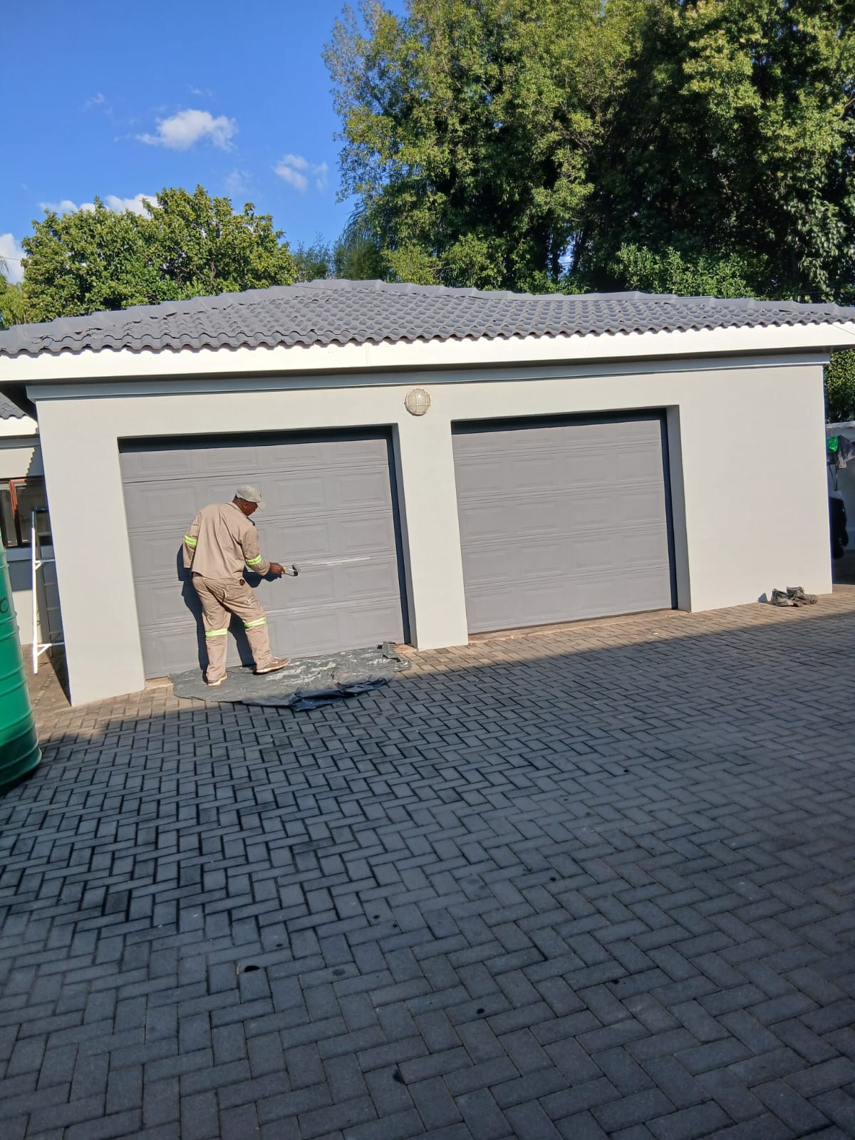 Exterior house painting project by Takesure Painters in Pretoria East
